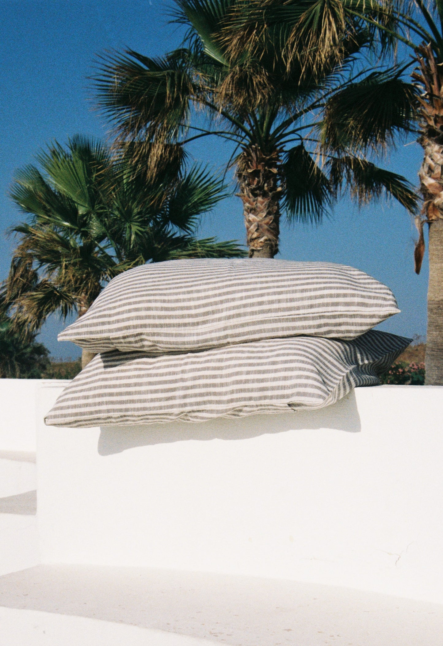Housse de Coussin Striped Grey
