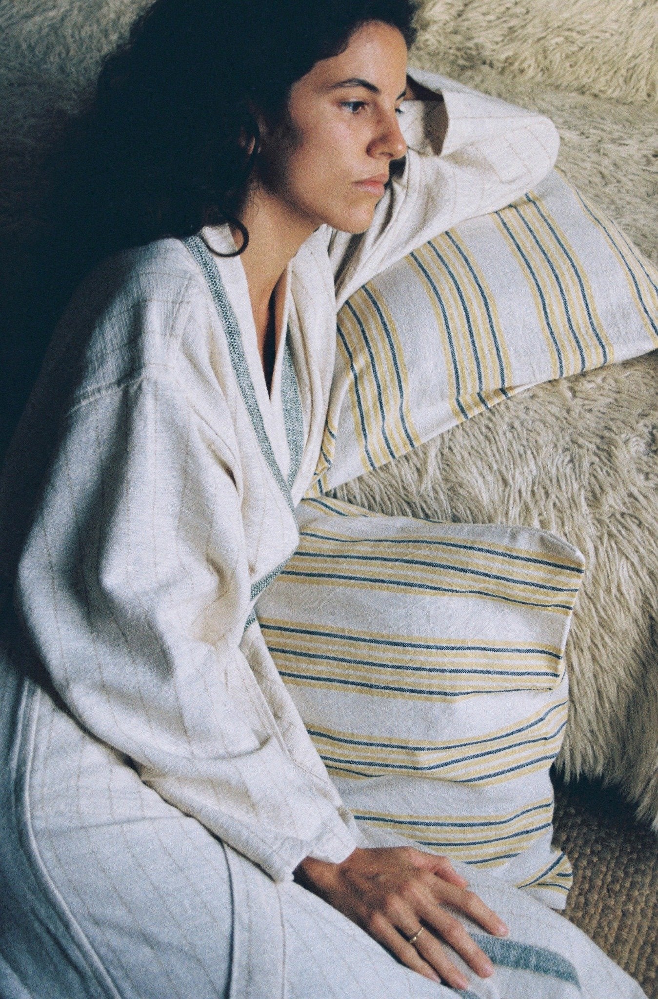 Bahia Olive Robe