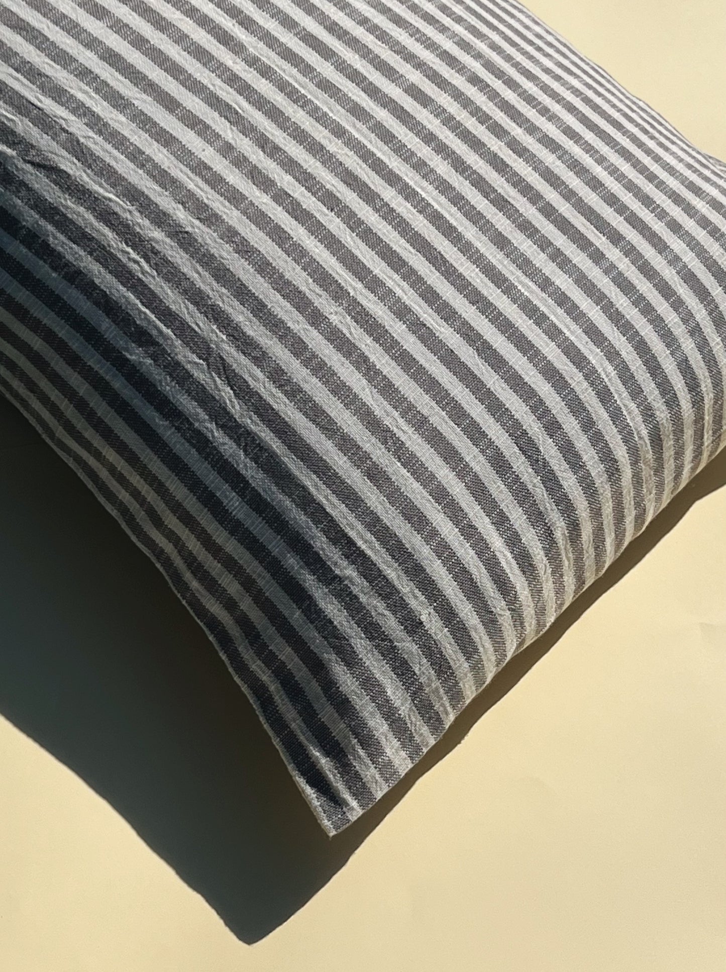 Housse de Coussin Striped Grey