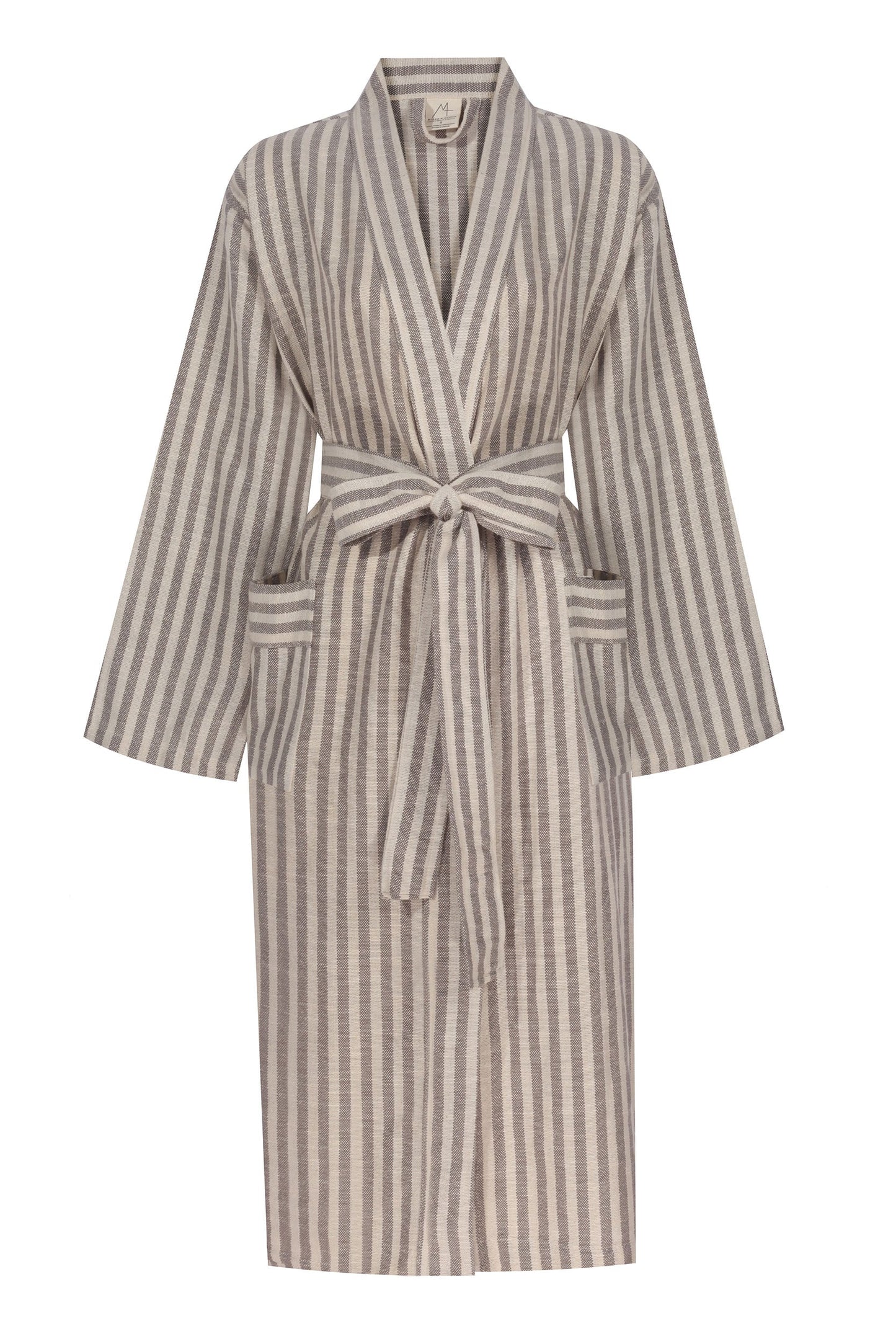 Robe Striped Grey