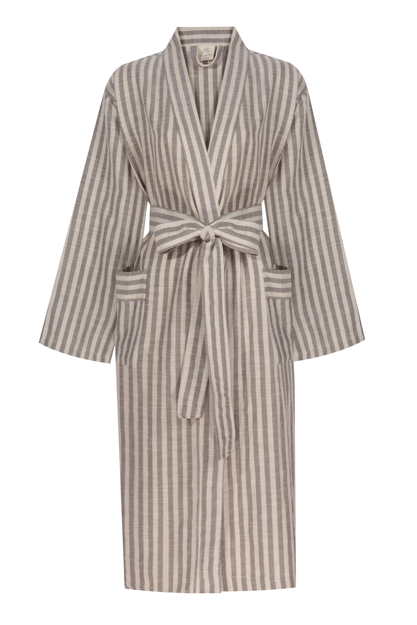 Robe Striped Grey