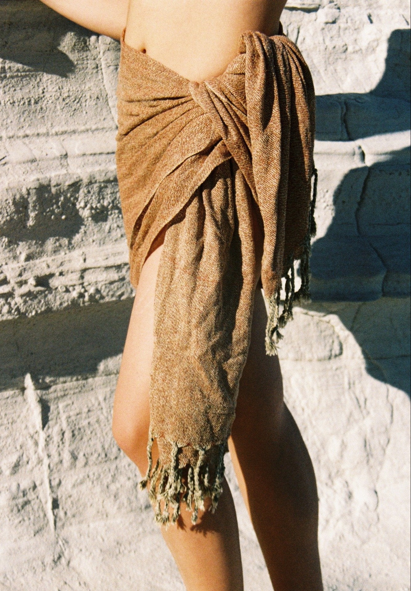 Seda Silk Pareo Burnt Orange