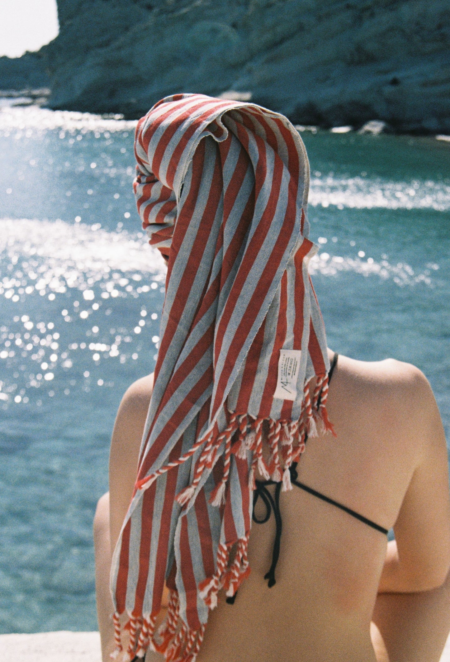 Striped Red Towel