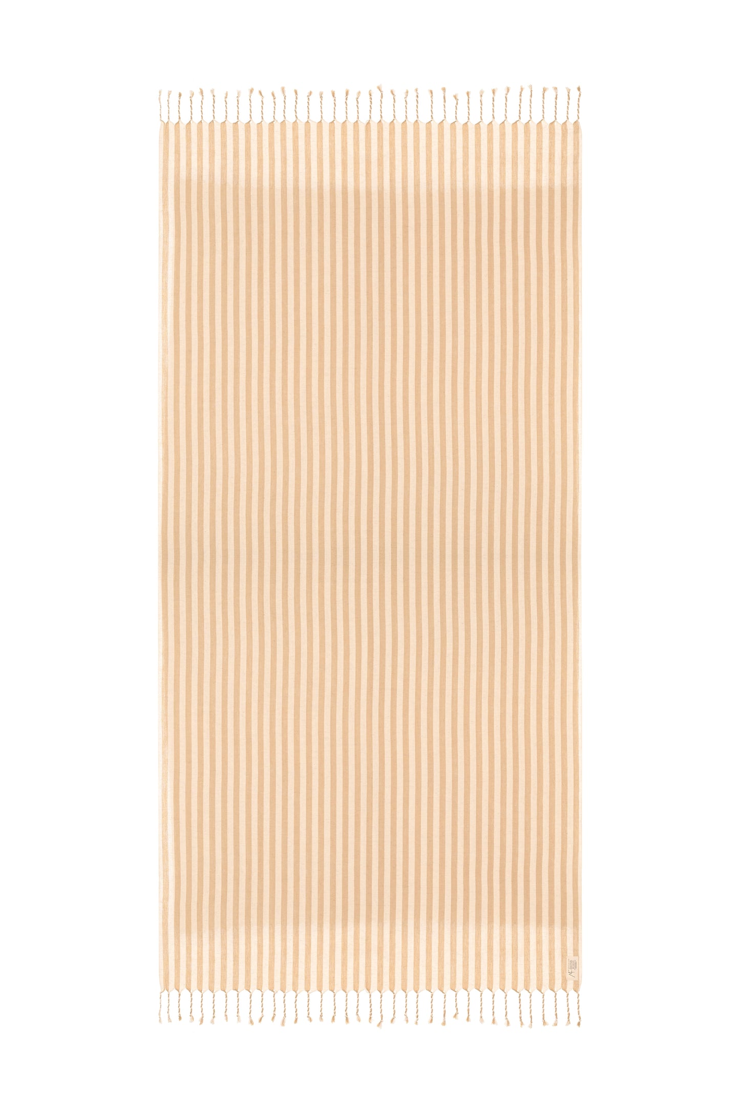 Serviette Striped Mustard