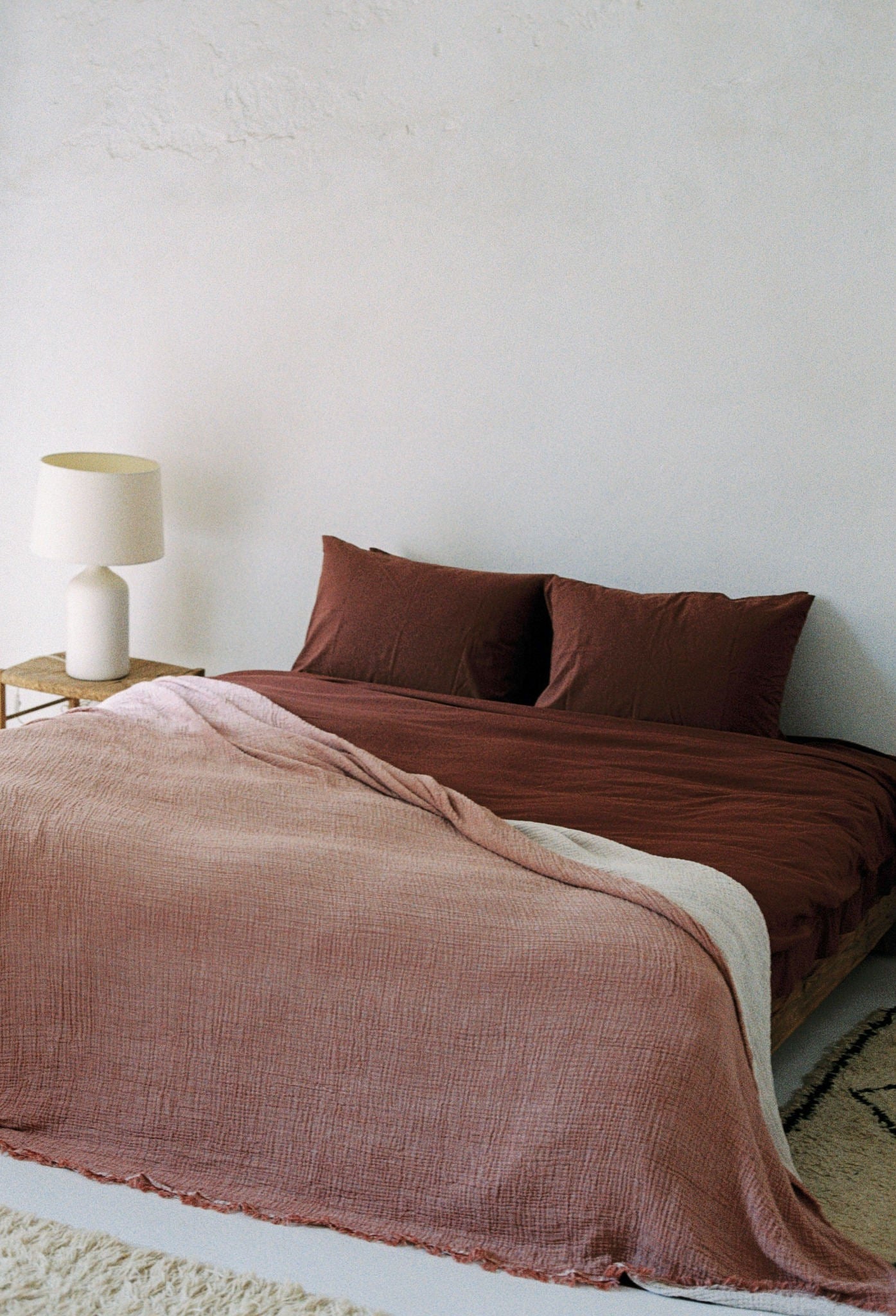 Sienna Blanket Burnt Orange