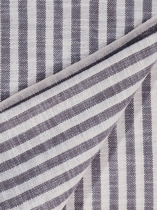 Striped Grey Cushion Cover