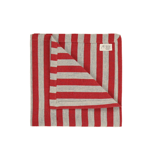 Striped Red Napkin (Set of 2)