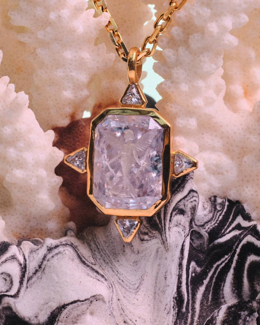 The White Angel Necklace