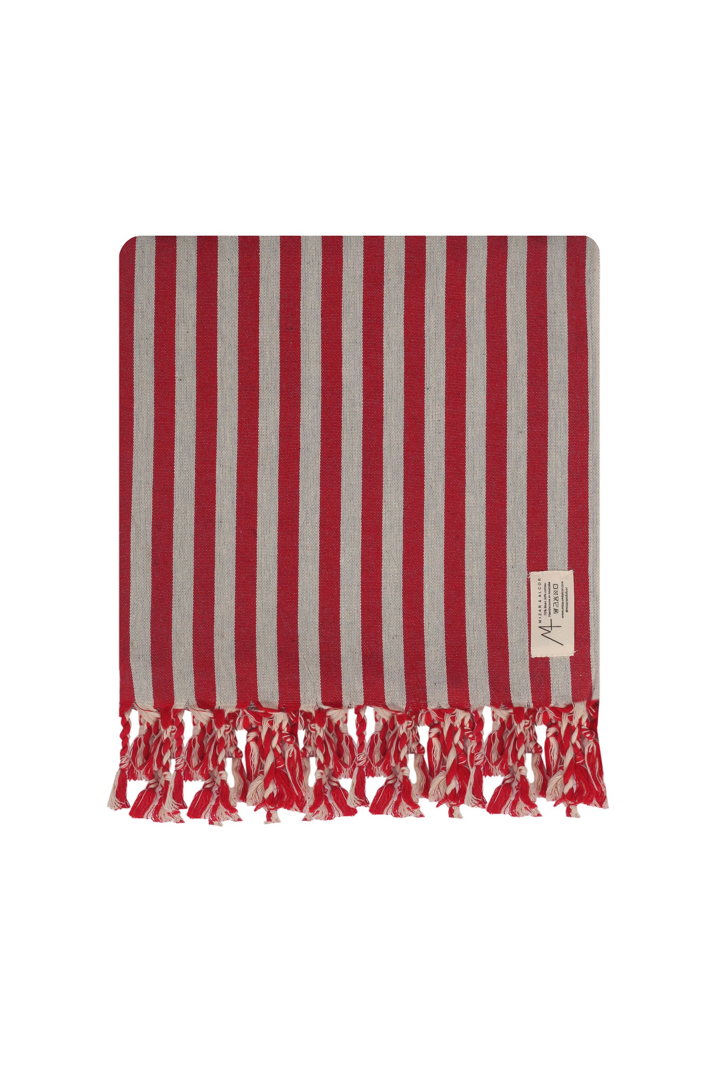 Striped Red Towel