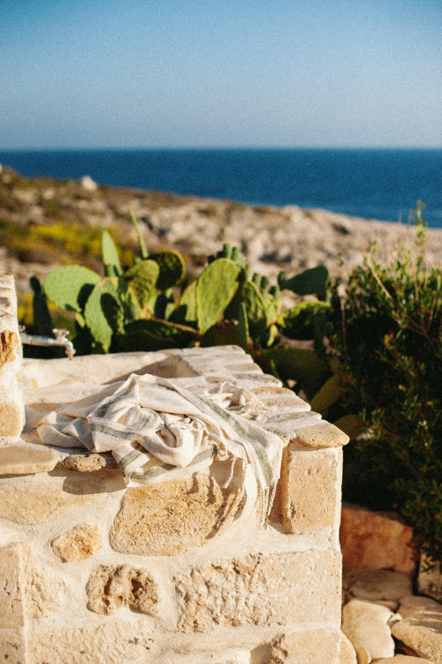 Bahia Olive Towel