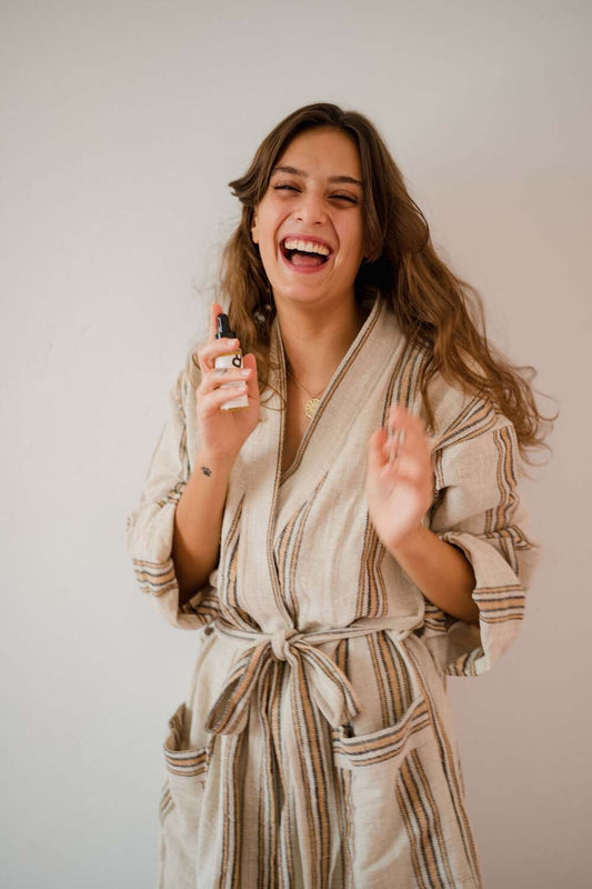 apricot robe organic home bath accesory